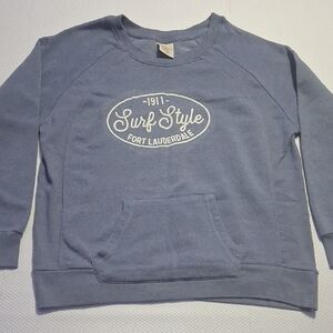 Surf Style Women's Blue Sweater